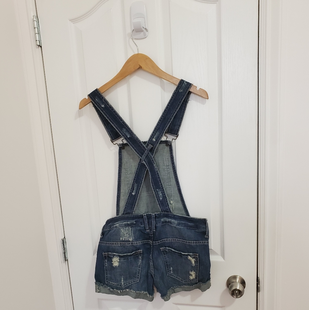 HOST PICK💖 Garage Med Washed Distressed Overalls Denim - Picture 5 of 6